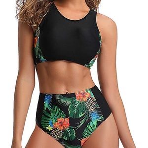 Bathing suit high waisted